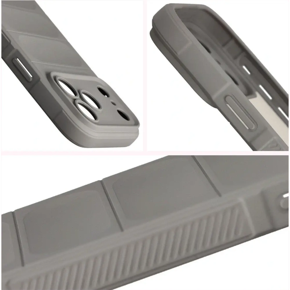 Pancerne etui Bizon Case Tur do Apple iPhone 17 Pro Max jasnoszare