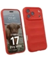 Pancerne etui Bizon Case Tur do Apple iPhone 17 Pro Max czerwone