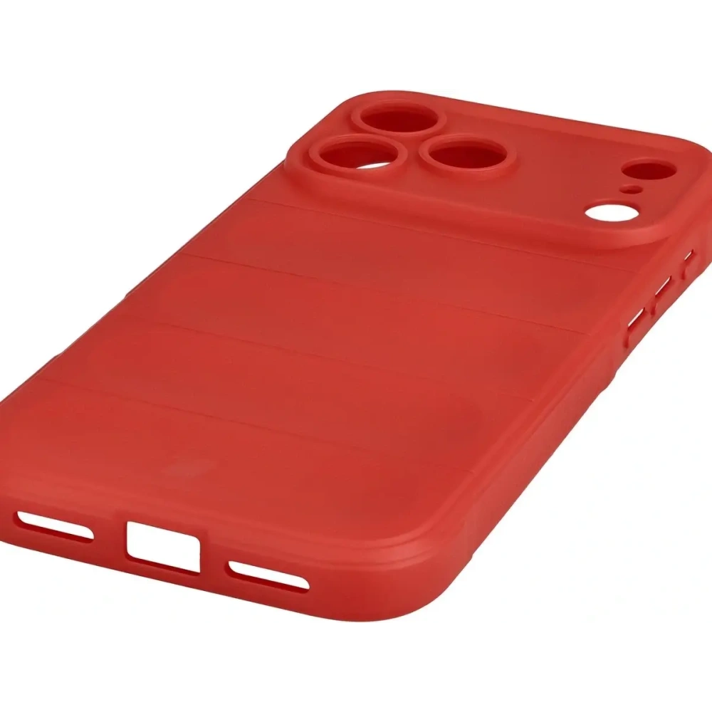 Pancerne etui Bizon Case Tur do Apple iPhone 17 Pro Max czerwone