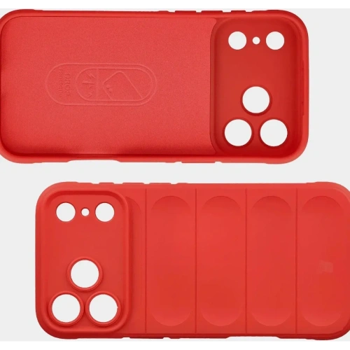Pancerne etui Bizon Case Tur do Apple iPhone 17 Pro Max czerwone
