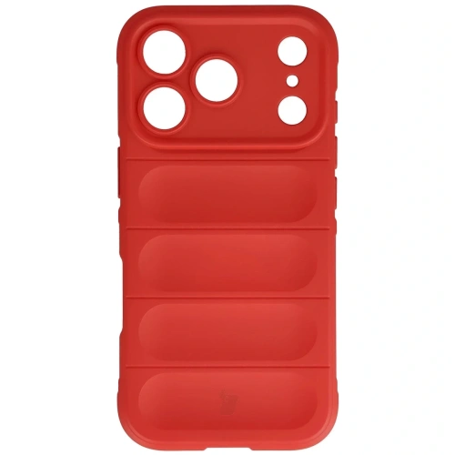 Pancerne etui Bizon Case Tur do Apple iPhone 17 Pro czerwone
