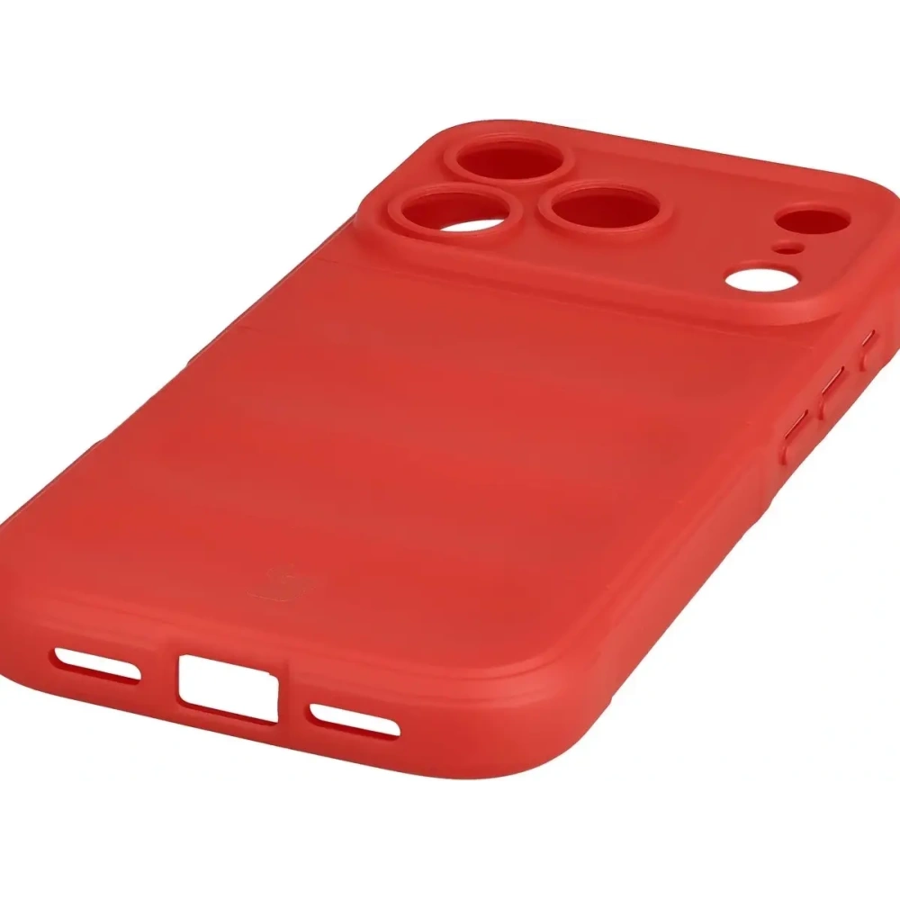 Pancerne etui Bizon Case Tur do Apple iPhone 17 Pro czerwone