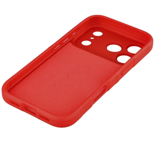 Pancerne etui Bizon Case Tur do Apple iPhone 17 Pro czerwone