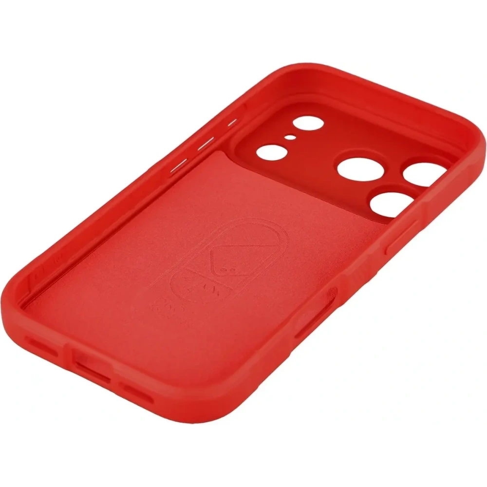 Pancerne etui Bizon Case Tur do Apple iPhone 17 Pro czerwone