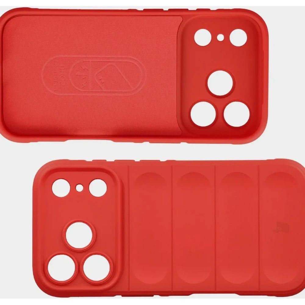 Pancerne etui Bizon Case Tur do Apple iPhone 17 Pro czerwone