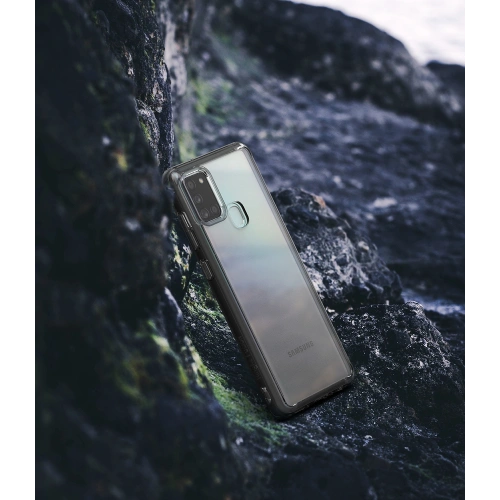 Kup Etui Ringke Fusion Samsung Galaxy A21s Smoke Black - RGK1210SM - {ean13} - Sklep Home Screen