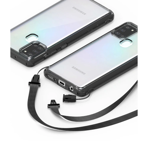 Kup Etui Ringke Fusion Samsung Galaxy A21s Smoke Black - RGK1210SM - {ean13} - Sklep Home Screen