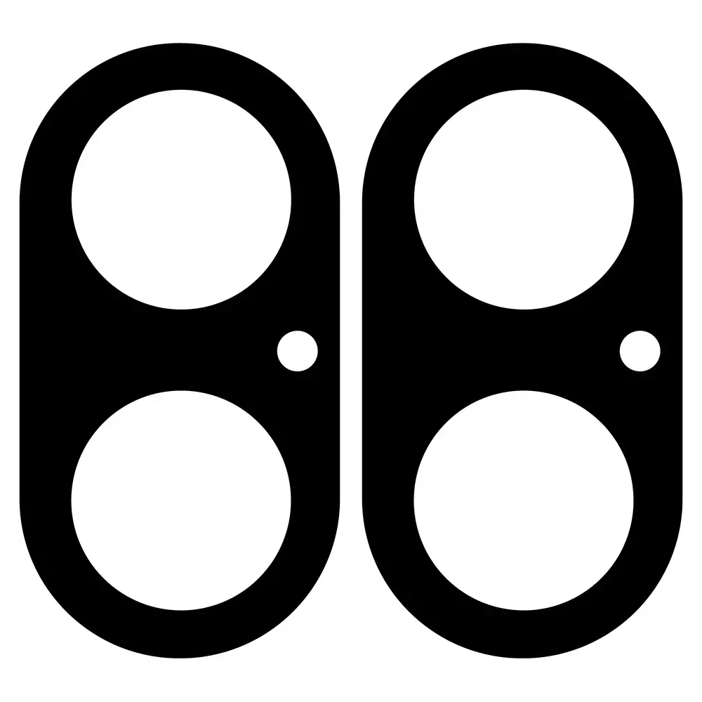 Szkło na aparat Bizon Glass Lens do Apple iPhone 17 [2 PACK]