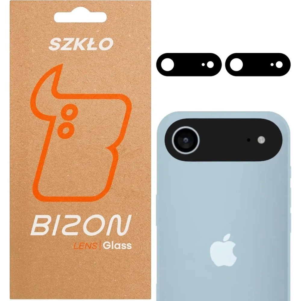 Szkło na aparat Bizon Glass Lens do Apple iPhone Air [2 PACK]