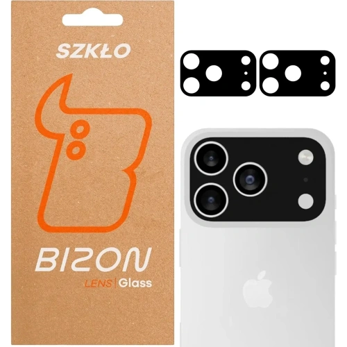 Szkło na aparat Bizon Glass Lens do Apple iPhone 17 Pro [2 PACK]