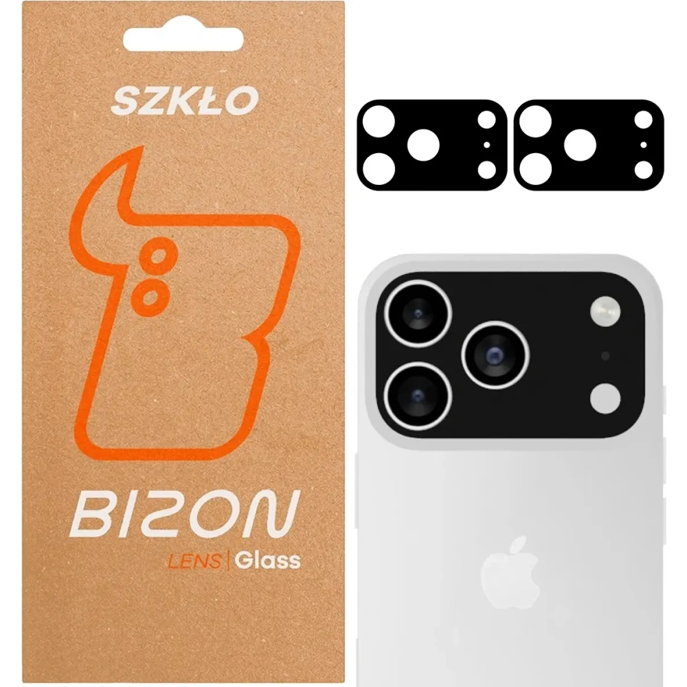 Szkło na aparat Bizon Glass Lens do Apple iPhone 17 Pro [2 PACK]