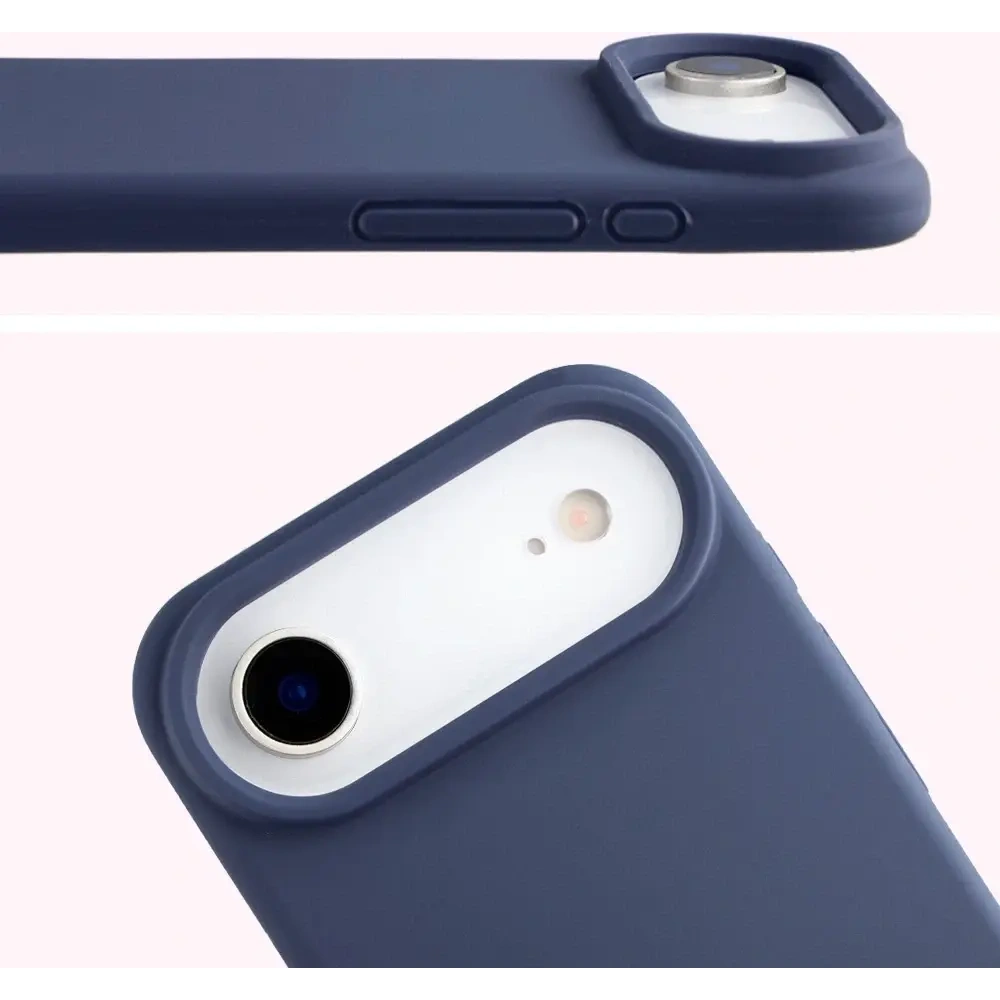 Silikonowe etui Bizon Soft Case do Apple iPhone Air ciemnoniebieskie