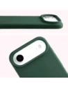 Silikonowe etui Bizon Soft Case do Apple iPhone 17 Air ciemnozielone