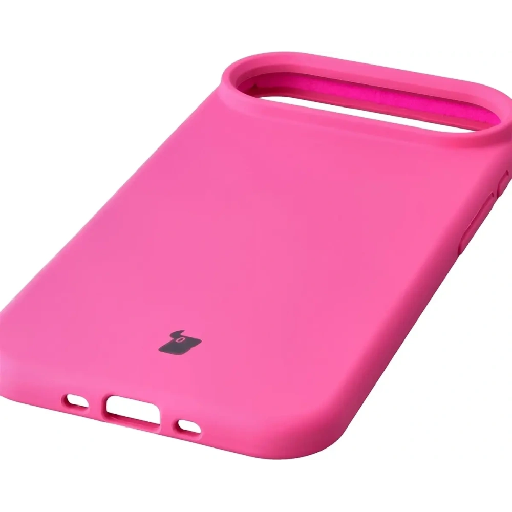 Silikonowe etui Bizon Soft Case do Apple iPhone Air fuksja