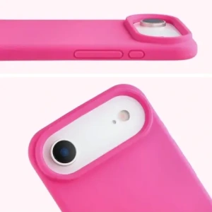 Silikonowe etui Bizon Soft Case do Apple iPhone 17 Air fuksja
