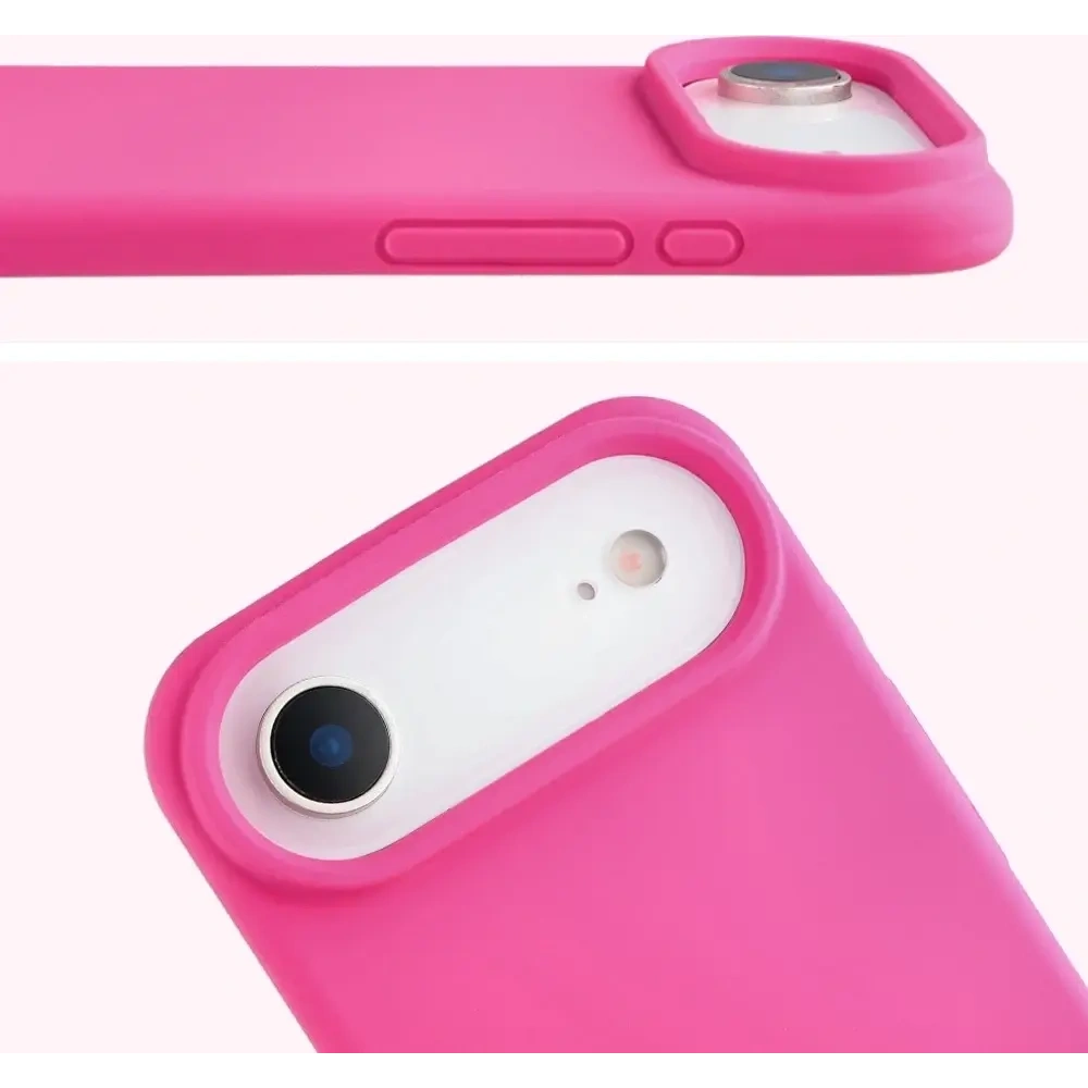 Silikonowe etui Bizon Soft Case do Apple iPhone Air fuksja