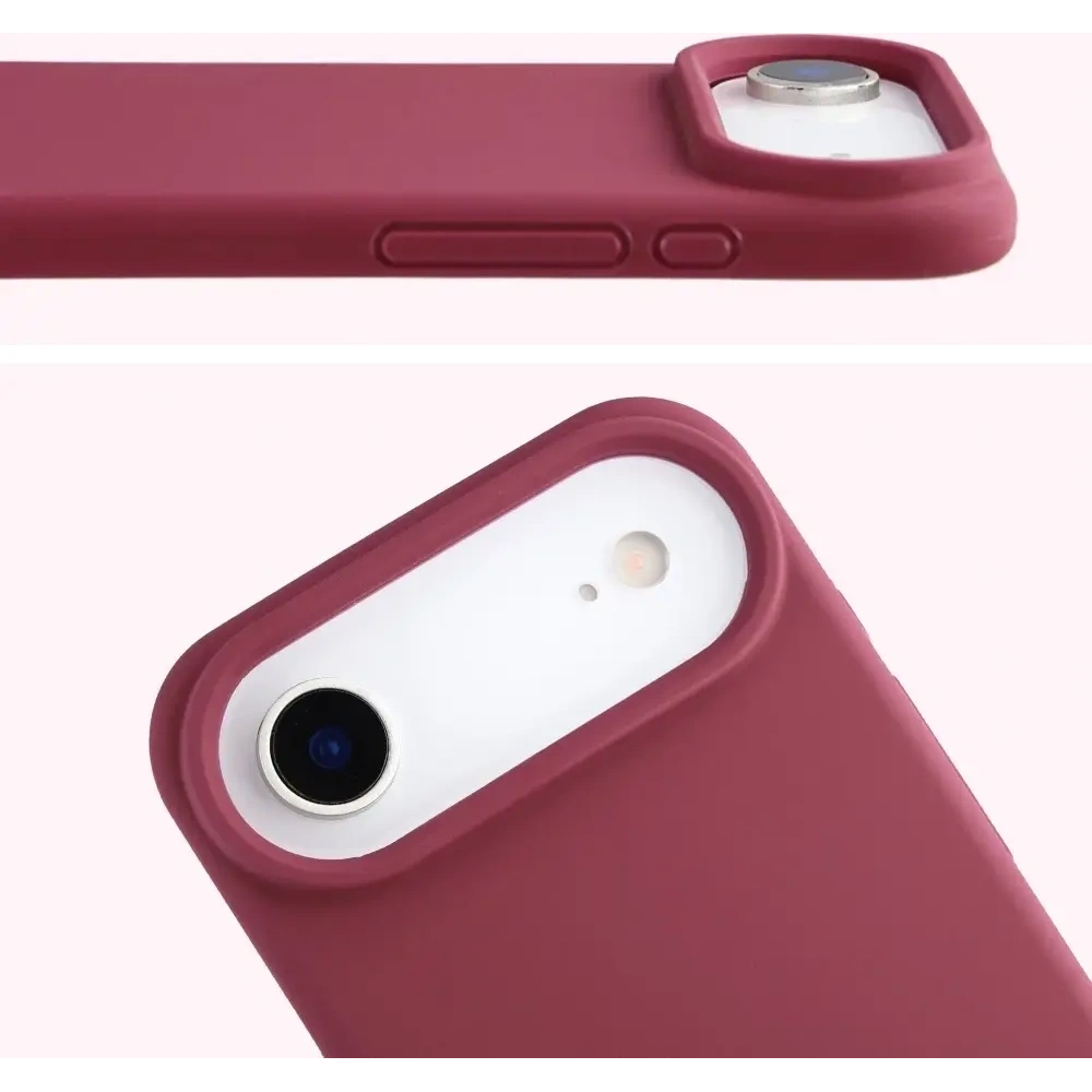 Silikonowe etui Bizon Soft Case do Apple iPhone Air ciemnofioletowe