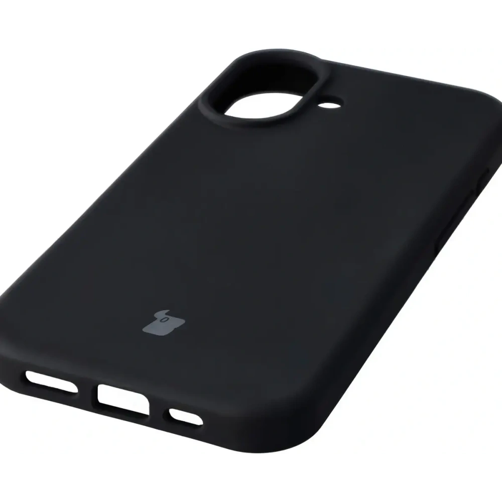 Silikonowe etui Bizon Soft Case do Apple iPhone 17 czarne