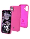 Silikonowe etui Bizon Soft Case do Apple iPhone 17 fuksja
