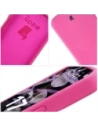 Silikonowe etui Bizon Soft Case do Apple iPhone 17 fuksja