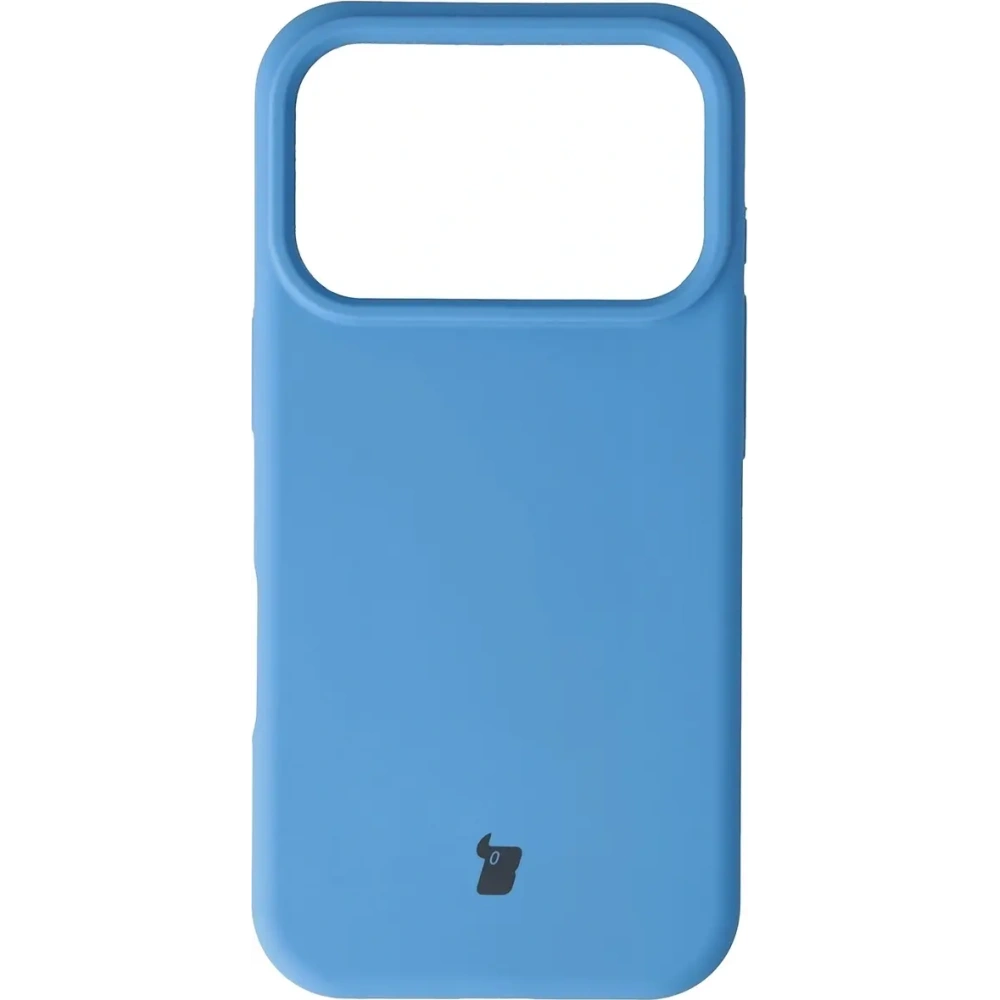 Silikonowe etui Bizon Soft Case do Apple iPhone 17 Pro niebieskie