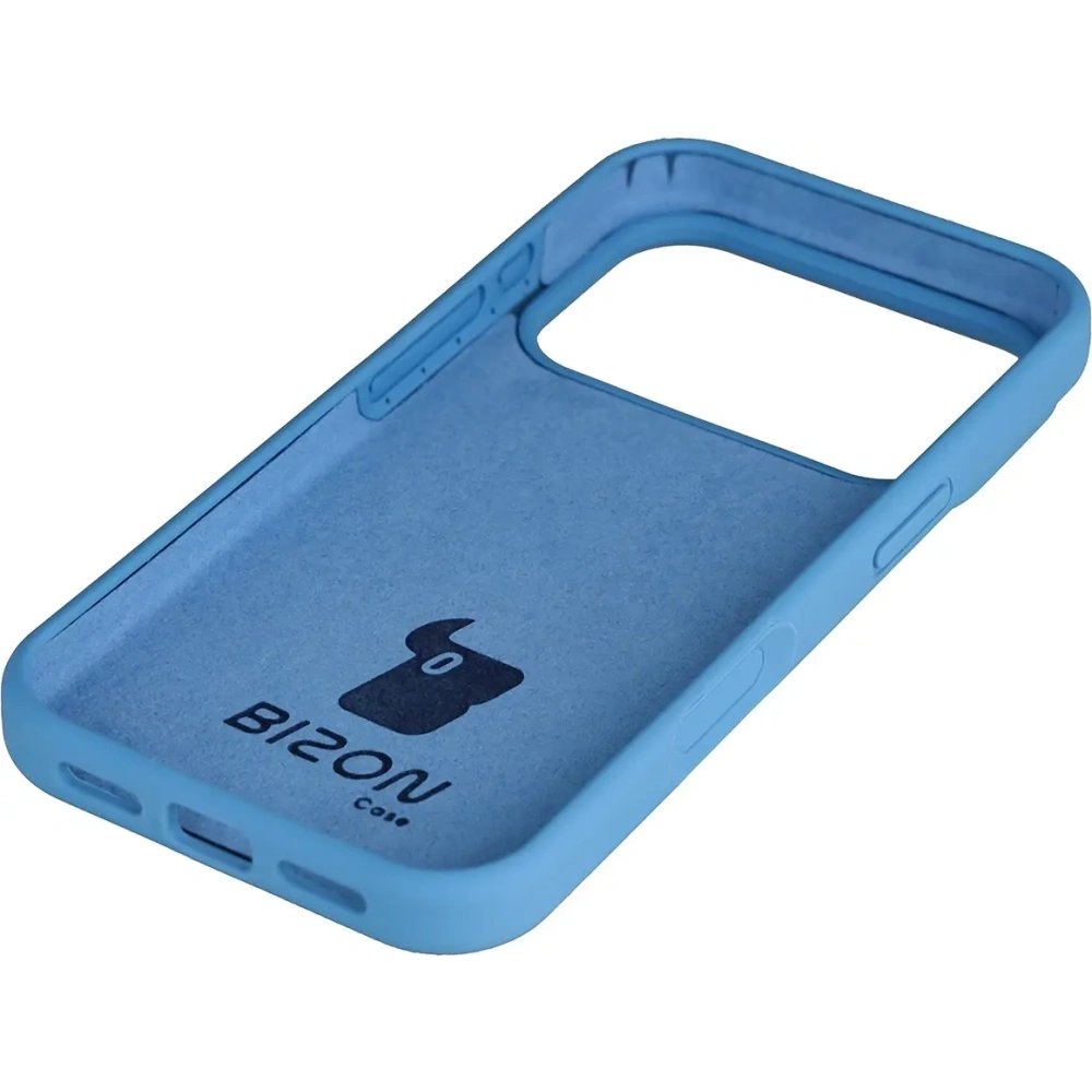 Silikonowe etui Bizon Soft Case do Apple iPhone 17 Pro niebieskie