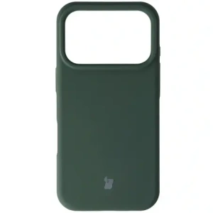 Silikonowe etui Bizon Soft Case do Apple iPhone 17 Pro ciemnozielone