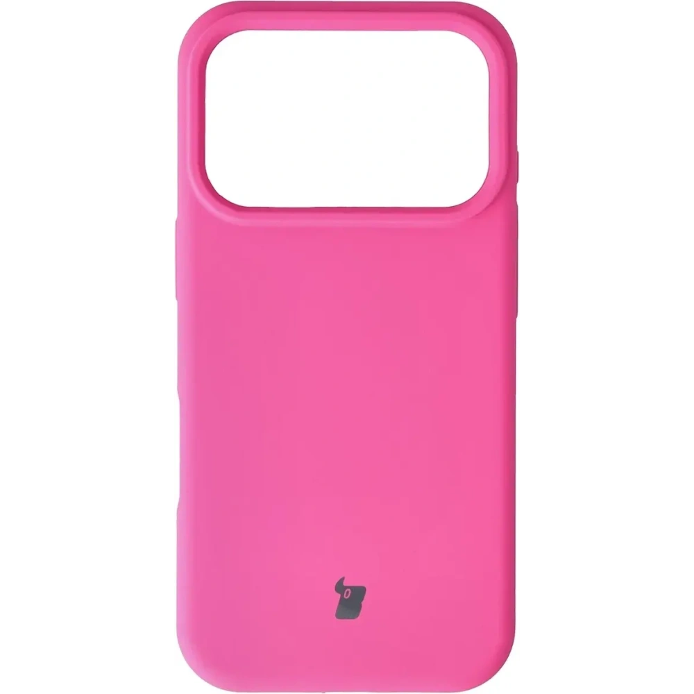 Silikonowe etui Bizon Soft Case do Apple iPhone 17 Pro fuksja