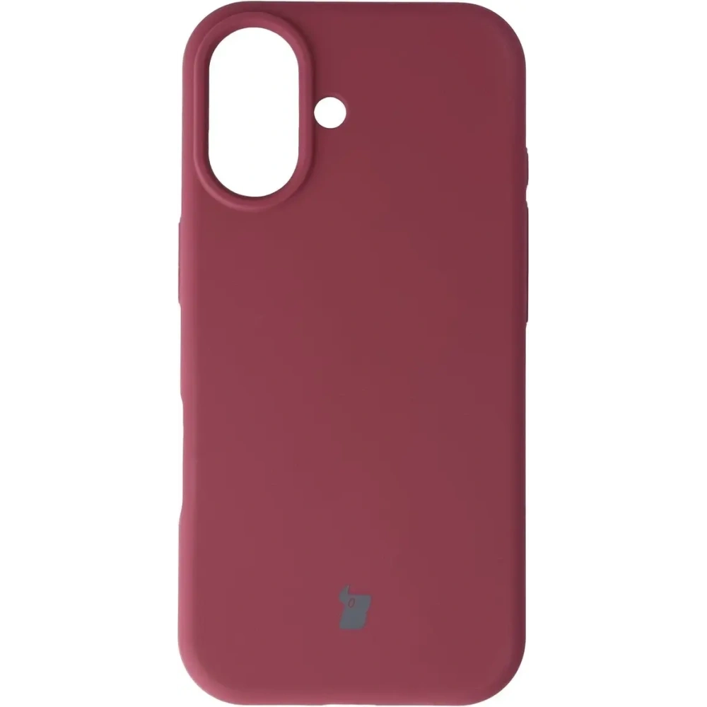 Silikonowe etui Bizon Soft Case do Apple iPhone 17 ciemnofioletowe
