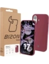 Silikonowe etui Bizon Soft Case do Apple iPhone 17 ciemnofioletowe