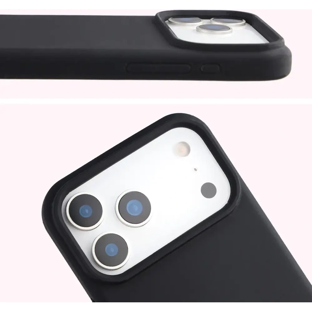 Silikonowe etui Bizon Soft Case do Apple iPhone 17 Pro Max czarne