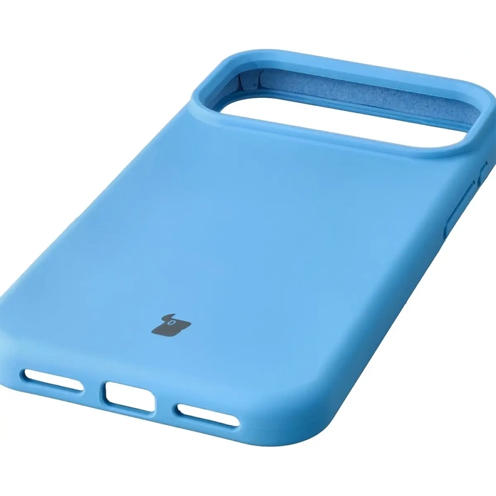 Silikonowe etui Bizon Soft Case do Apple iPhone 17 Pro Max niebieskie