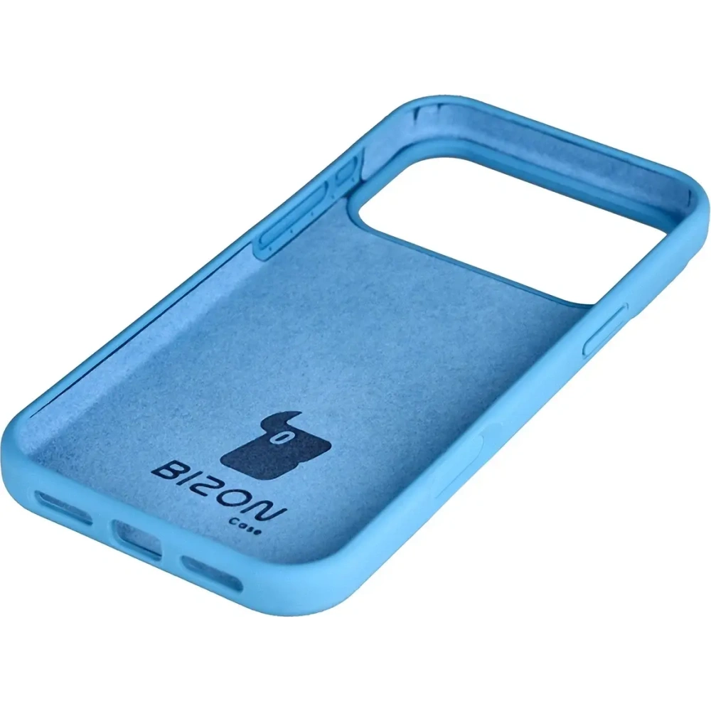 Silikonowe etui Bizon Soft Case do Apple iPhone 17 Pro Max niebieskie