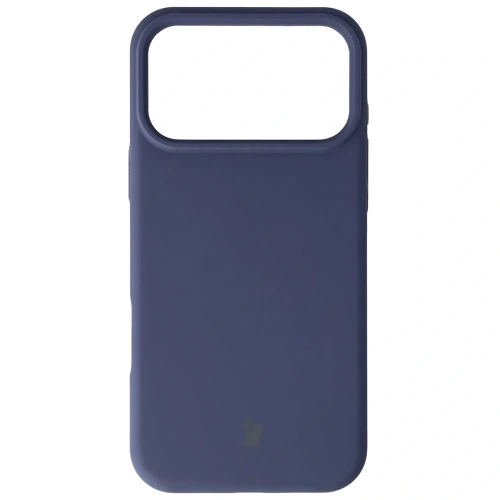 Silikonowe etui Bizon Soft Case do Apple iPhone 17 Pro Max ciemnoniebieskie