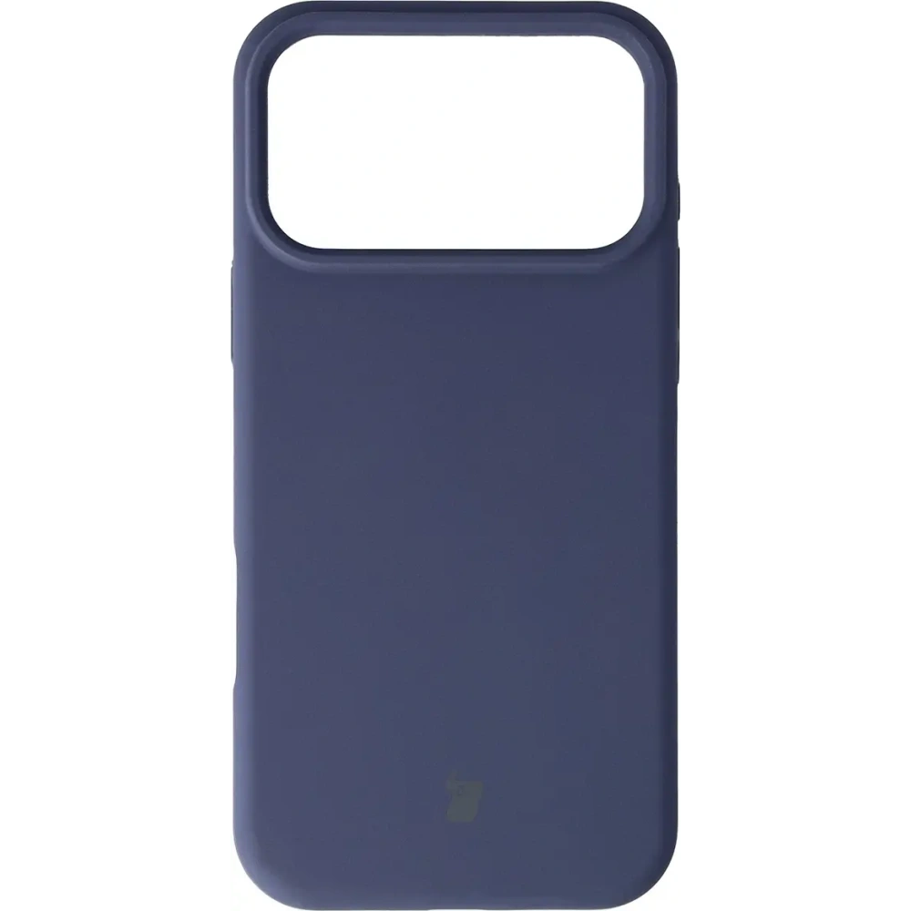 Silikonowe etui Bizon Soft Case do Apple iPhone 17 Pro Max ciemnoniebieskie
