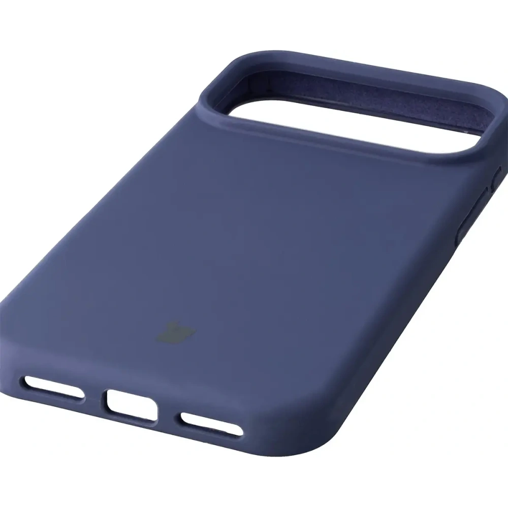 Silikonowe etui Bizon Soft Case do Apple iPhone 17 Pro Max ciemnoniebieskie