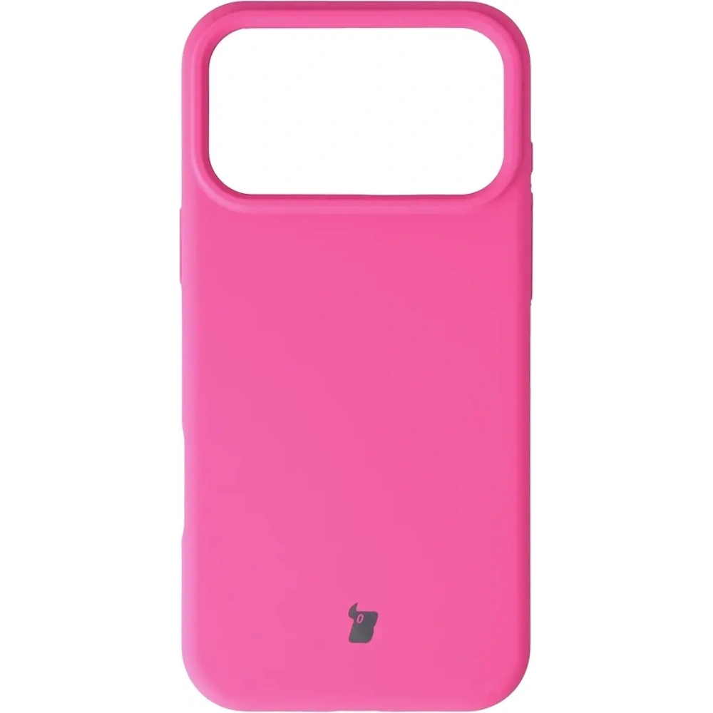 Silikonowe etui Bizon Soft Case do Apple iPhone 17 Pro Max fuksja