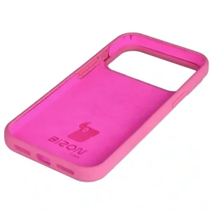Silikonowe etui Bizon Soft Case do Apple iPhone 17 Pro Max fuksja