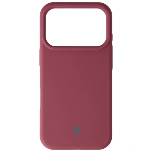 Silikonowe etui Bizon Soft Case do Apple iPhone 17 Pro ciemnofioletowe
