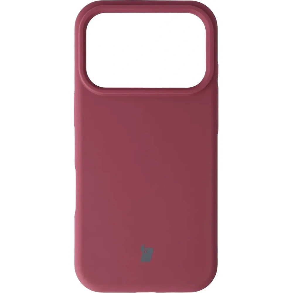 Silikonowe etui Bizon Soft Case do Apple iPhone 17 Pro ciemnofioletowe