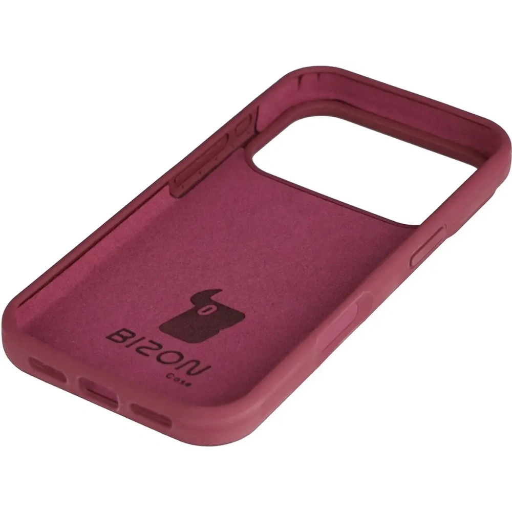 Silikonowe etui Bizon Soft Case do Apple iPhone 17 Pro ciemnofioletowe