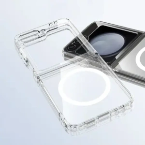 Etui Tech-Protect Flexair Hybrid MagSafe do Samsung Galaxy Z Flip 6 / 7 FE Clear