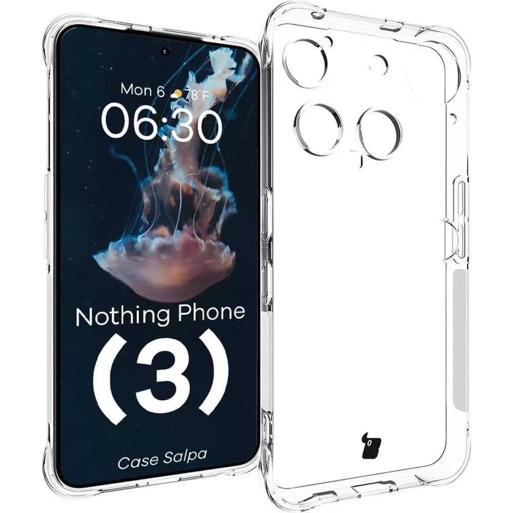 Elastyczne etui Bizon Case Salpa do Nothing Phone (3) przezroczyste