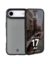 Etui Bizon Case Angelo do Apple iPhone 17 Air przydymione z czarną ramką