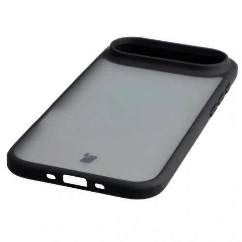 Etui Bizon Case Angelo do Apple iPhone 17 Air przydymione z czarną ramką