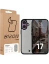 Etui Bizon Case Angelo do Apple iPhone 17 przydymione z czarną ramką