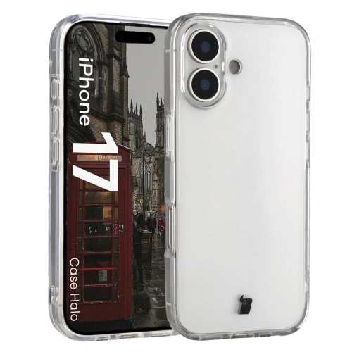 Etui Bizon Case Halo do Apple iPhone 17 przezroczyste