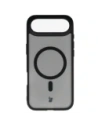 Etui z pierścieniem magnetycznym Bizon Case MatteO do Apple iPhone 17 Air przydymione-czarne
