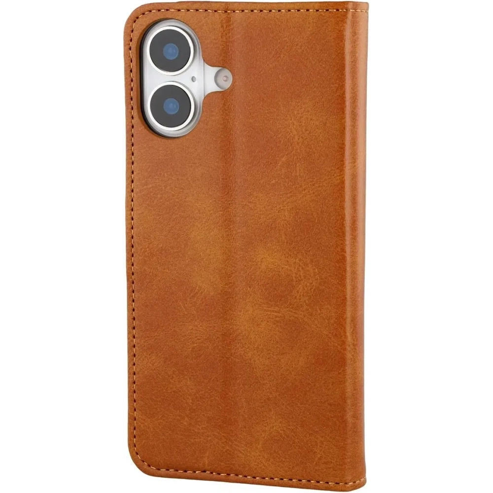 Etui z klapką Bizon Case Pocket do Apple iPhone 17 brązowe