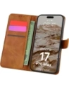 Etui z klapką Bizon Case Pocket do Apple iPhone 17 Pro Max brązowe
